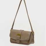 Faux Leather Buckle Bag