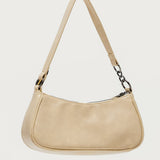 Distressed Faux Leather Buckle Bag