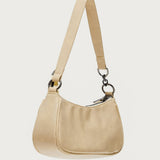 Distressed Faux Leather Buckle Bag
