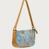 Sequin & Embroidered Straw Bag