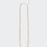 Layered Pearl Belly Chain