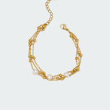 Pearly Layered Bracelet