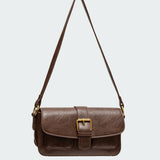 Faux Leather Buckle Bag