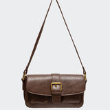 Faux Leather Buckle Bag
