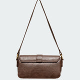 Faux Leather Buckle Bag