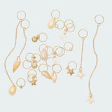 Coastal Hair Charm Set