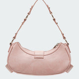 Hardware Faux Leather Bag