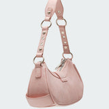 Hardware Faux Leather Bag