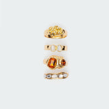 Mixed Gemstone Ring Pack