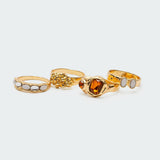 Mixed Gemstone Ring Pack