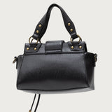 Vintage Hardware Faux Leather Bag