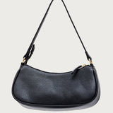 Zinnia Faux Leather Buckle Bag