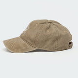 Embroidered Bow Washed Baseball Cap