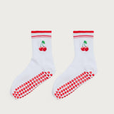 Pilates Cherry Socks