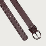 Studded Faux Leather Belt