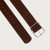 Chunky Faux Suede Belt