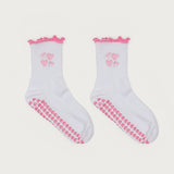 Heart & Bow Pilates Socks