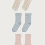 Pack Of 3 Striped Socks