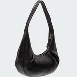 So Chic Faux Leather Shoulder Bag