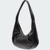 So Chic Faux Leather Shoulder Bag