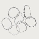 Glam Pearly Beaded Bracelet Pack