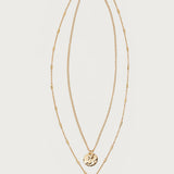 Textured Duo Layered Necklace