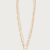 Mixed Chain Layered Necklace