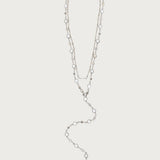 Faux Crystal Cascading Necklace Set