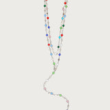Cascading Gemstone Necklace Set