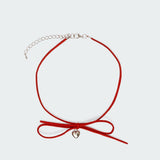 Wednesday Bow Necklace