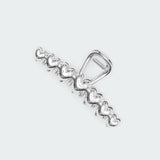 Metal Heart Claw Clip