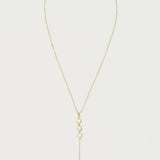 Rhinestone Cascading Necklace