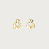Double Disc Stud Earrings