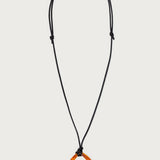 Oval Ring Cord Necklace