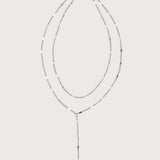 Cascading Disc Chain Layered Necklace