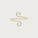 Spiral Twisted Arm Cuff