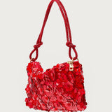 Glam Sequin & Bead Flower Bag