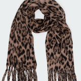 Chunky Leopard Scarf