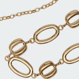 Oval Chain Belt