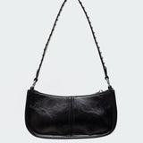 Studded Strap Faux Leather Bag