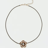 Flower Girl Cord Necklace
