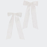Lace Bow Hair Clip Pack