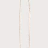 Rhinestone Pendant Layered Belly Chain