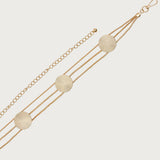 Textured Disc Triple Chain Belt