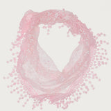 Sparkle Floral Sheer Lace Waist Scarf