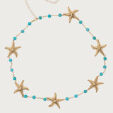 Sea Star Beaded Chain Belt