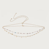 Butterfly Beaded Layered Belly Chain