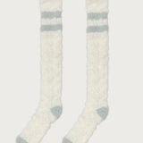 Stripey Fuzzy Scrunch Socks