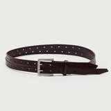 Double Look Faux Leather Belt