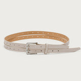 Double Look Faux Leather Belt